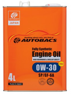 AUTOBACS Fully Synthetic 0W-30 SP GF-6A + PAO