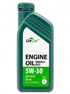 Масло моторное LIVCAR ENERGY ECO ENGINE OIL 5W30 API SP/CF/GF-6A 1л