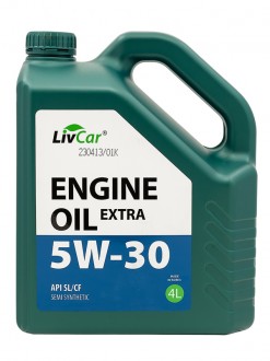 Масло моторное LIVCAR EXTRA ENGINE OIL 5W30 API SL/CF 4л
