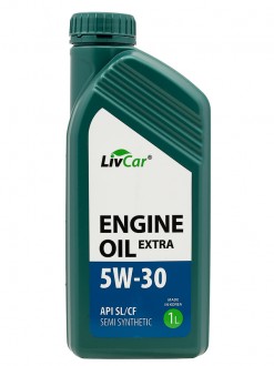 Масло моторное LIVCAR EXTRA ENGINE OIL 5W30 API SL/CF 1л