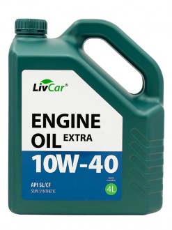 Масло моторное LIVCAR EXTRA ENGINE OIL 10W40 API SL/CF 4л